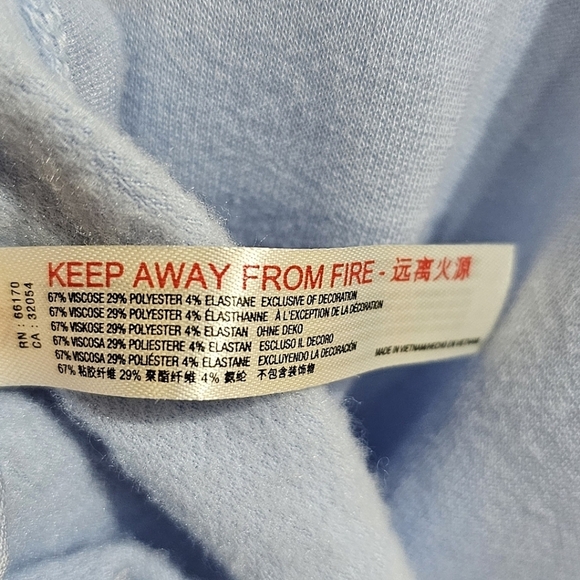 Free People Movement Good To Go Sweat Top Size XS Blue Oversized Dolman Sleeve - Picture 13 of 16